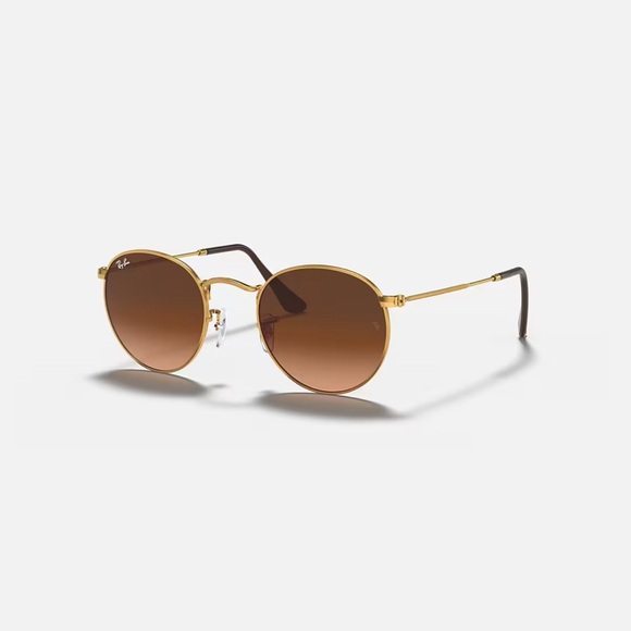 Ray-Ban Sunglasses - Polished Light Bronze Frame, Pink/Brown Gradient Lenses - Picture 1 of 4